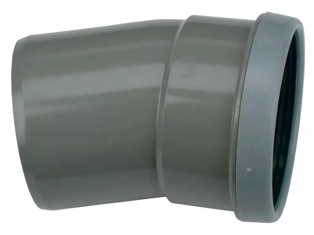 [RWA1111111001] PVC BOCHT ø110 15° M/S