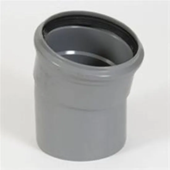 PVC BOCHT ø160 15° M/S