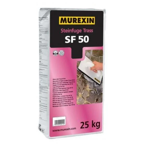 [SCOC5200] MUREXIN STEINFUGE TRASS SF50 - 135 GRIJS 25KG     *OB*