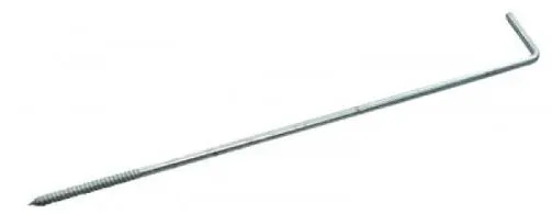 SPOUWANKER/ GEVELHAAK MET DRAAD LHS 260x3.5 - 500ST