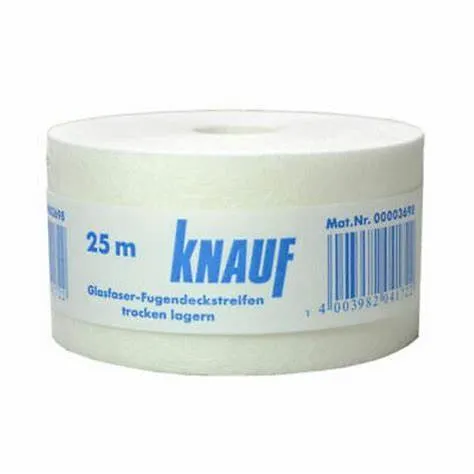 KNAUF WAPENINGSBAND IN GLASVEZEL 50MM x 25M