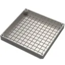 ALU KLINKERDEKSEL BASIC LINE - 90x90x8CM   *OB*