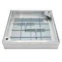 ALU KLINKERDEKSEL LIGHT LINE - 60x60x10CM