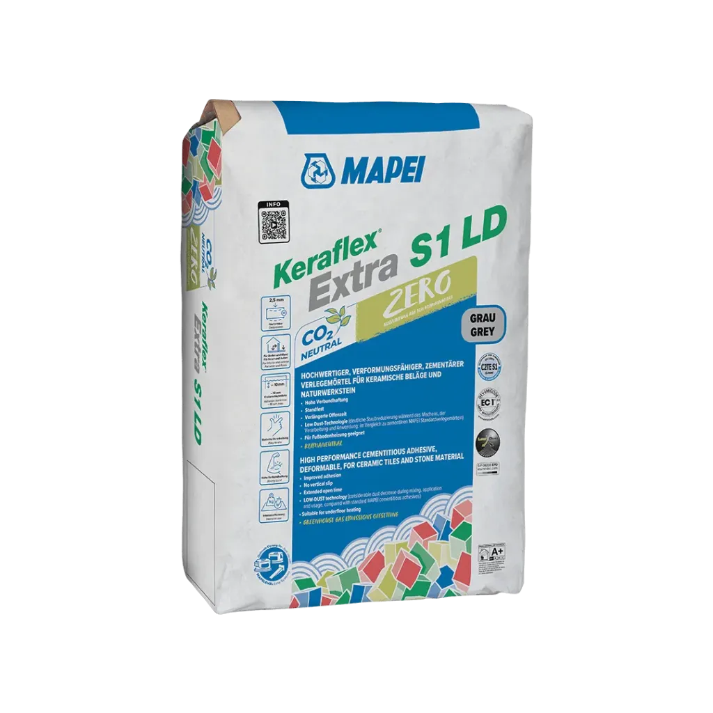 [SMA1193720] MAPEI KERAFLEX EXTRA S1 LD ZERO S1 TEGELLIJM GRIJS 20KG