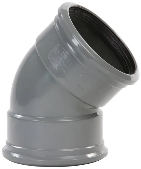 [SMA55774] PVC BOCHT ø400 45° M/S   *OB*