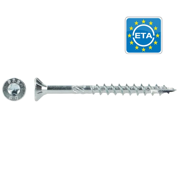 [SPGPFEVTG001006002603] SCHROEF UNIV. TORX WITVERZINKT 6x260