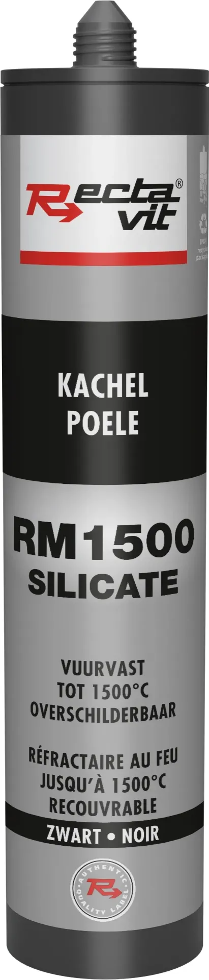 RECTAVIT PRO RM1500 KACHELKIT ZWART 310ML   *OB per doos*