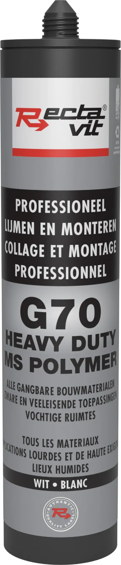 [SRE119573] RECTAVIT G70 HEAVY DUTY WIT 290ML    *NOS 01.12*