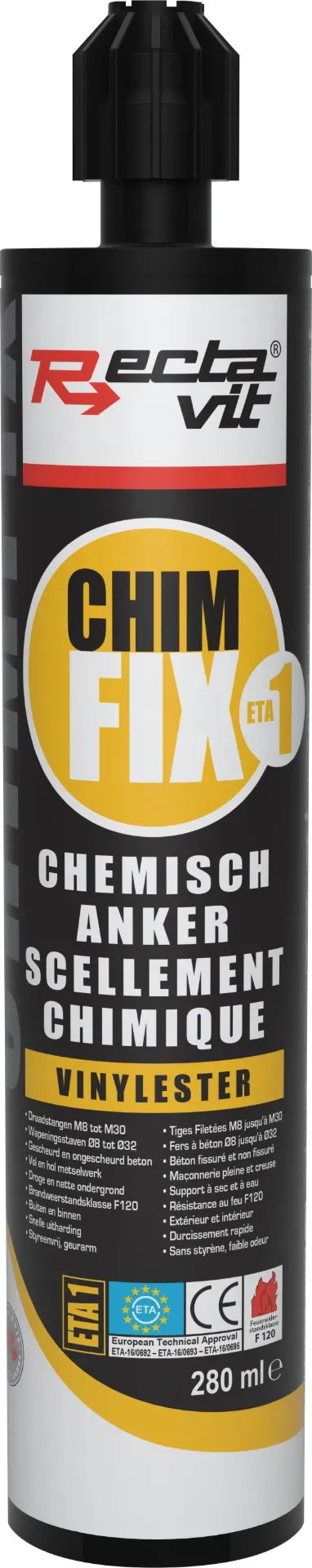 [SRE129167] RECTAVIT CHIMFIX CHEMISCH ANKER 280ML