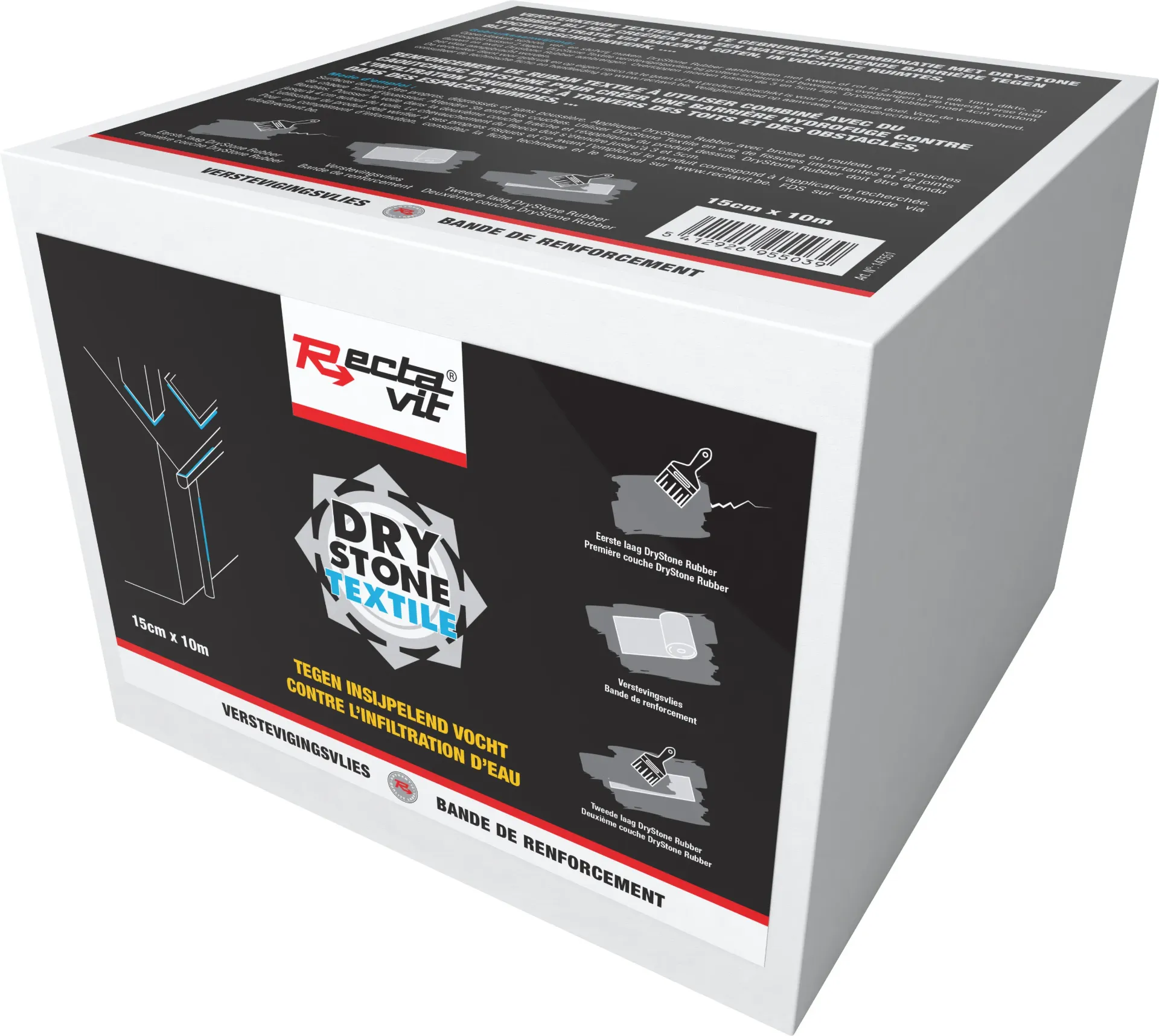 [SRE147551] RECTAVIT DRYSTONE TEXTILE 15CMx10M