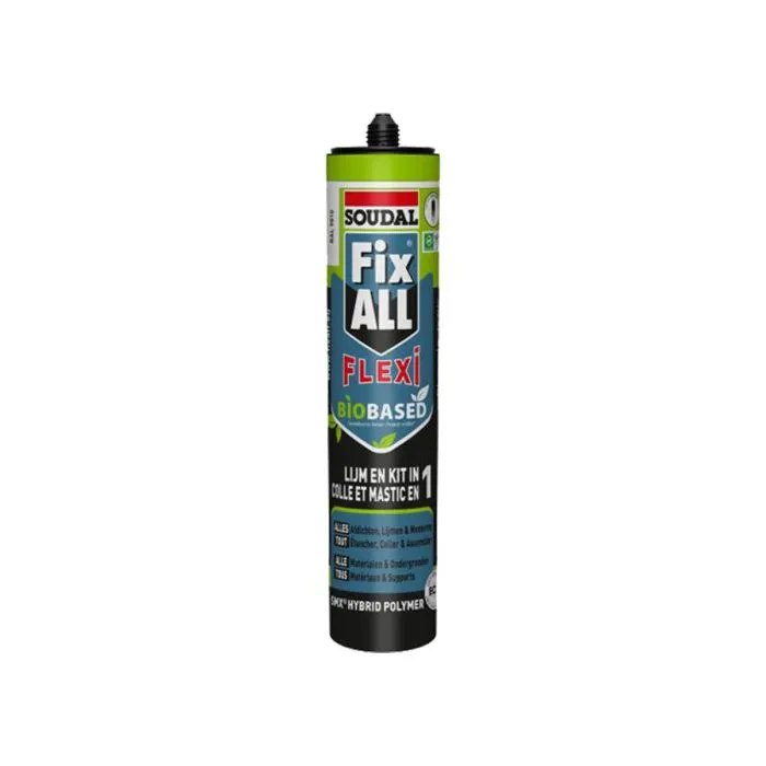 SOUDAL FIX-ALL FLEXI BIOBASED 290ML WIT RAL9010   *OB per doos*