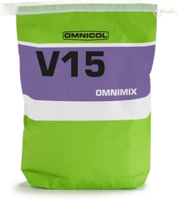 OMNICOL OMNICEM V15 EGALISATIEMORTEL GRIJS 25KG   *OB*