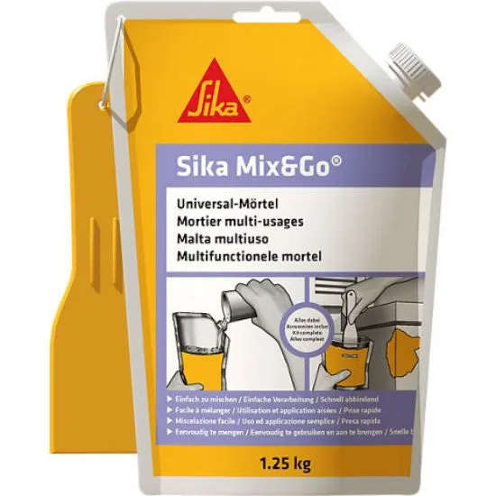 [SVE0615004600] SIKA MIX & GO REPARATIEMORTEL 1.25KG   *OB*