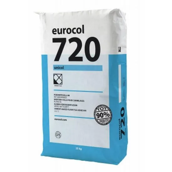 EUROCOL 720 UNICOL MIDDENBED VLOERTEGELLIJM WIT 25KG