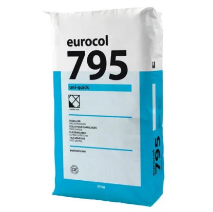 [SVE0620100140] EUROCOL 795 UNI-QUICK UNIV. TEGELLIJM GRIJS 25KG   *OB*