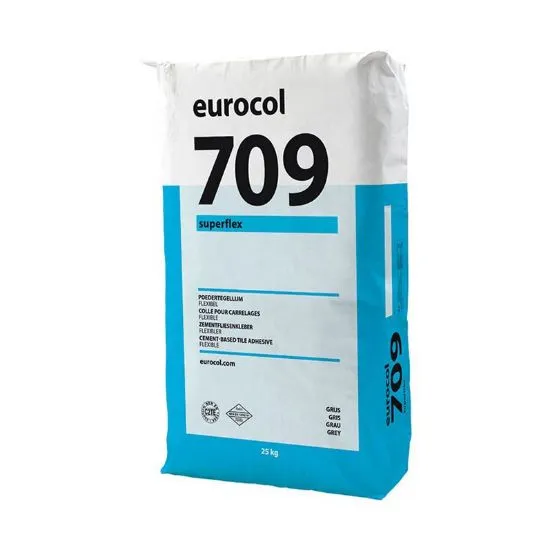 EUROCOL 709 SUPERFLEX TEGELLIJM GRIJS 25KG