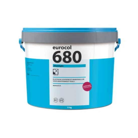 [SVE0620100545] EUROCOL 680 ELASTILIGHT PASTATEGELLIJM LICHTGRIJS 11KG   *OB*