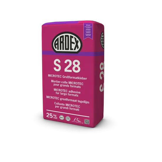 [SVE0620500890] ARDEX S28 GROOT FORMAAT LIJM V. NATUURSTEEN 25KG   *OB*