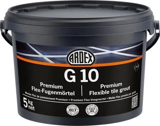 [SVE0620501475] ARDEX G10 PREMIUM VOEGMORTEL ZANDGRIJS 5KG   *OB*