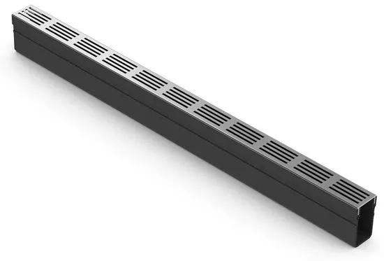 [SVE3220130500] ACO SLIMLINE GOOTELEMENT MET DESIGNROOSTER ALU