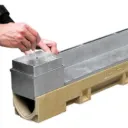 ACO EUROLINE 60 DISCREET INOX MET TOEGANGSLUIK