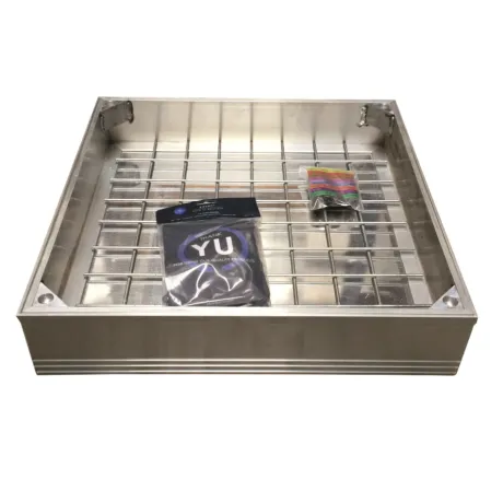 [SVE3220630045] YUCON ALU KLINKERDEKSEL - 60x60x10CM   *OB*