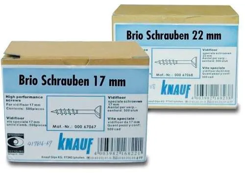 [SVE4198010210] KNAUF BRIO SCHROEF 22MM - 500ST   *OB*