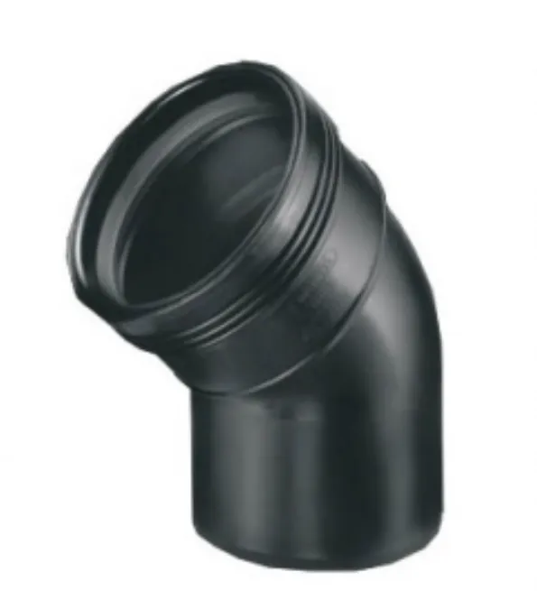 [SWA3411105004] WAFIX PP ZWART BOCHT M/S D50 45°