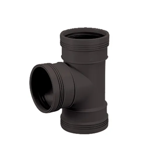 WAFIX PP ZWART T-STUK 3M D110 88.5° SN8