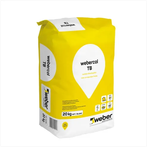 WEBER COL TB WIT DIKBED LIJM 20KG