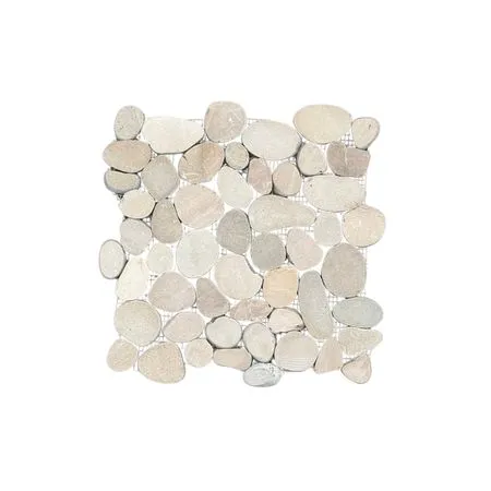 [TACGIC600A] PEBBLE SLICED TILE TAN 41586 SLICED TILE TAN 30x30 effen