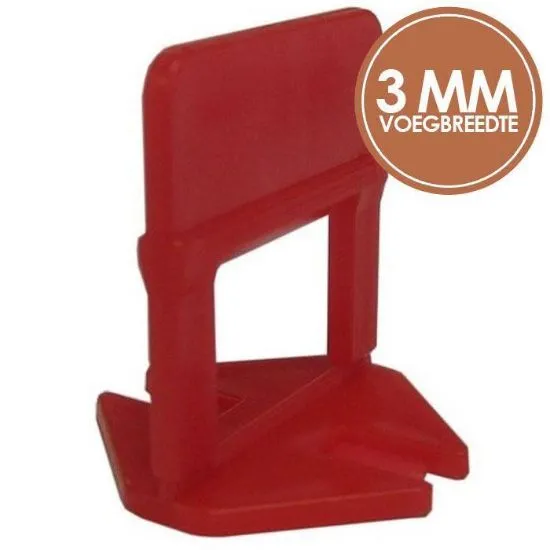 [TRGRA180B3B500] RLS NIVELLEERCLIPS HD ROOD 500/ZAK