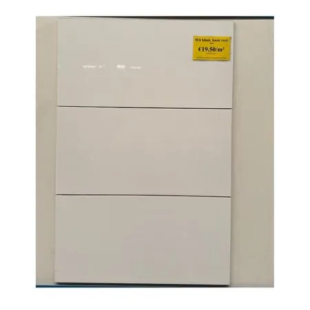 [TV6538000350] WIT BLINKEND BASIC RECT. 30X60 (29.5x59.2) --> ANETO (BRILLO) WHITE