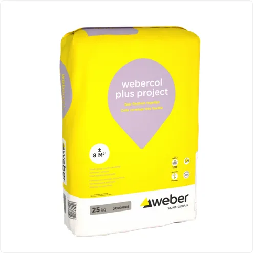 [SWE1100002144] WEBERCOL PLUS PROJECT GRIJS 25KG