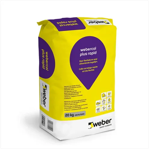 WEBERCOL PLUS RAPID GRIJS 20KG    *OB*