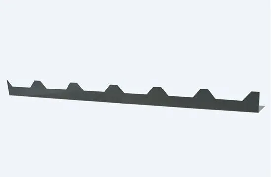 [DACPROFIELPLAATHULP030] PROFIELPLAAT HULPSTUK - ANTRACIET - AFSLUITPROFIEL GEISOLEERDE PANELEN - GS40