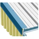 PROFIELPLAAT HULPSTUK - ANTRACIET - WINDVEER ZIJKANT UNIVERSEEL L+R