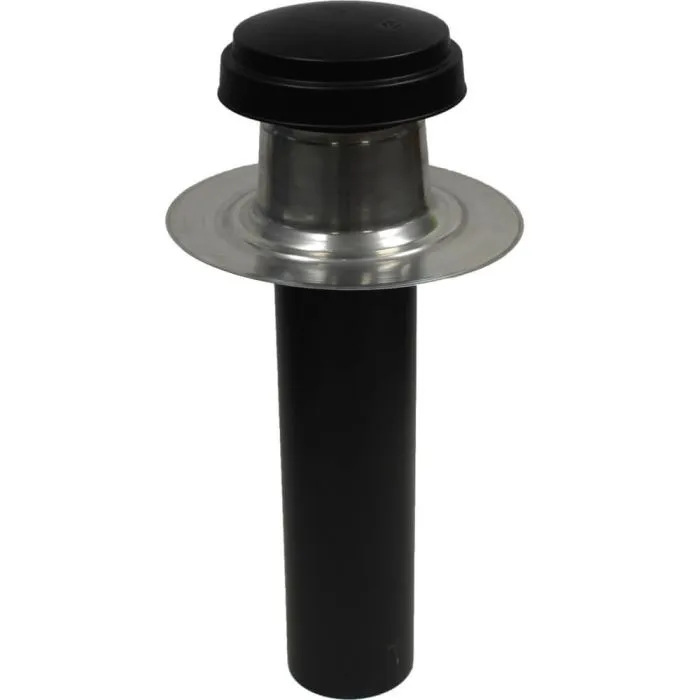 [DCOCF09DWVBG125] ROOFING DAKDOORVOER MET FLAP 125 MM