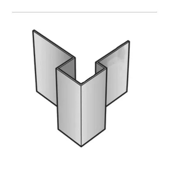 [DET4031273] BUITENHOEK ASYMMETRISCH L=3M ALU C18/C19 LEISTEENGRIJS