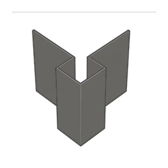 [DET4031287] BUITENHOEK SYMMETRISCH L=3M ALU C05 HAAIGRIJS