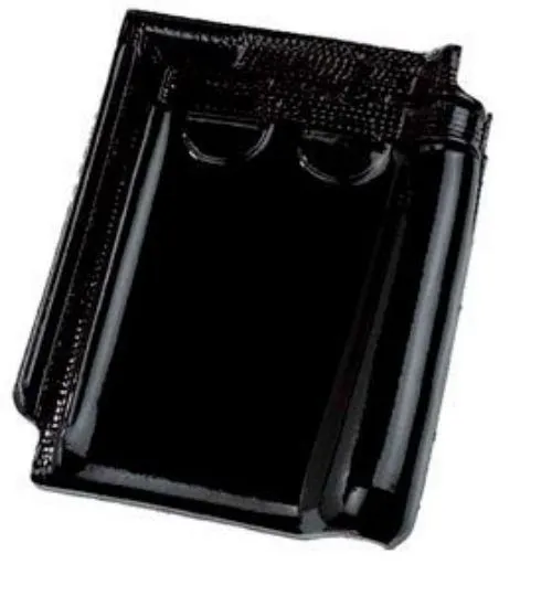 [DKO12854022] KOR STORMPAN 44 ZWART GEGLAZUURD DAKPAN