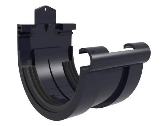 DAKGOOT VERBINDINGSSTUK PVC ø125 ANTRACIET