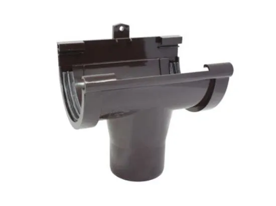 [DSC1505.0412] DAKGOOT SPRUITSTUK MIDDEN PVC ø125 ANTRACIET