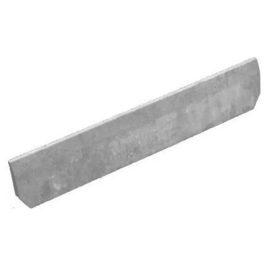[GM001004] BOORDSTEEN BETON FIJNE BOVENZIJDE 100x20x1-3 CM