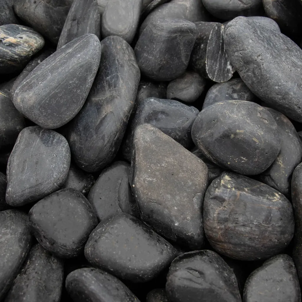 [GMO81890] GLITTER STONE BLACK 50-80 MM 500KG OB