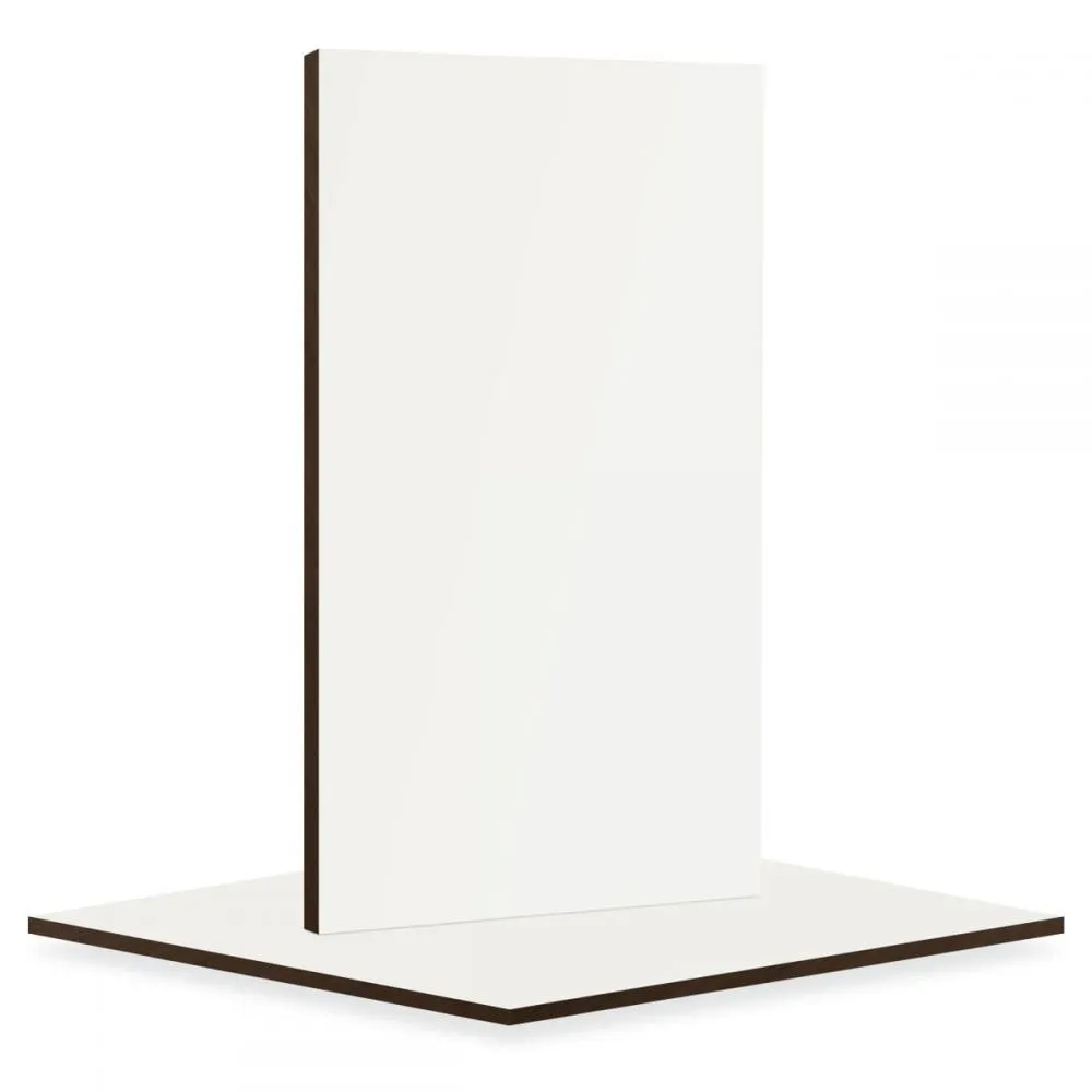 HPL VOLKERNPLAAT 244 x 122 - WIT  6MM