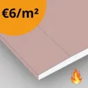 GIPSPLAAT RF AK 260x120 13MM 1STE **NOS**