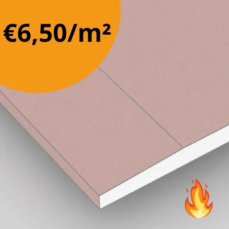 [RGIRFAK260120151STE] GIPSPLAAT RF AK 260x120 15MM 1STE