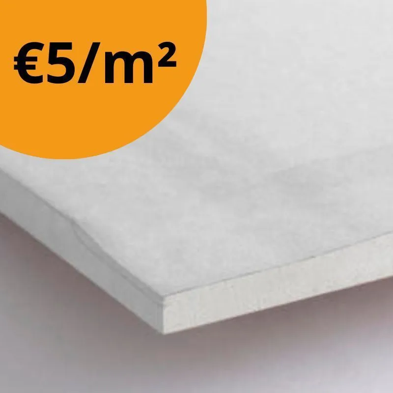 [RGIWIT4AK260120131STE] GIPSPLAAT WIT 4AK 260x120 13MM 1STE