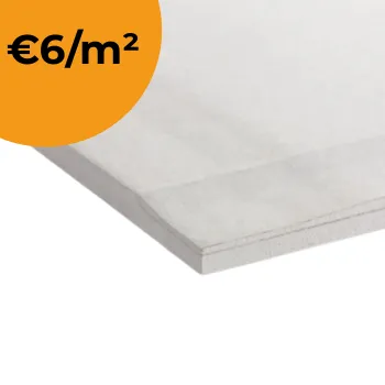 [RGIWIT5AK26060131STE] GIPSPLAAT WIT 4AK 260x060 13MM 1STE